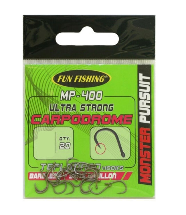 Fun Fishing Hameçons MP-400 Ultra Strong Sans Ardillon (20 pcs)