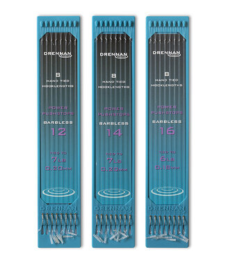 Drennan Onderlijnen Power Pushstops Barbless (15cm)