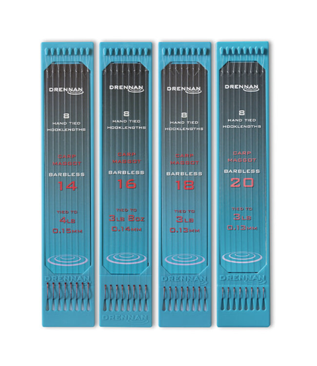 Drennan Onderlijnen Carp Maggot Barbless (15cm)