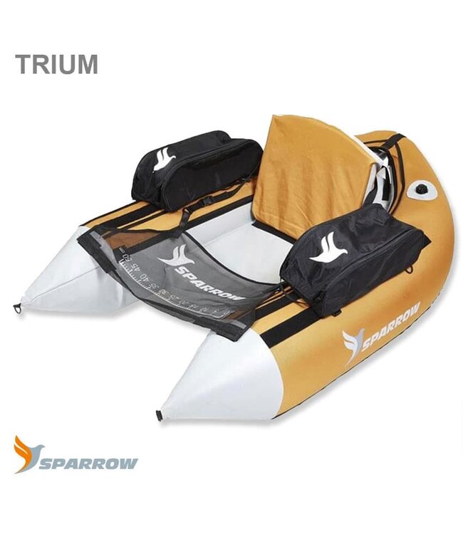 Sparrow Sakura Belly Boat  - Float Tube Sparrow Trium Orange / Grau