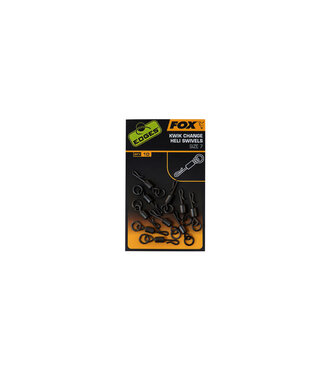Fox Edges Kwik Change Heli Swivels Size 7 (10pcs)