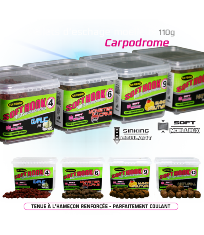 Fun Fishing Soft Hook Pellets 9mm