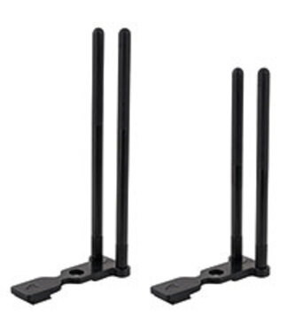 Fox Black Label Anodized Aluminium Swinger Tag Snag Ears 127mm