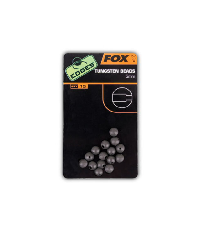Fox Edges Tungsten Beads 5mm