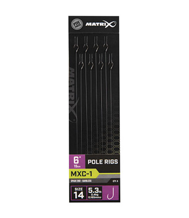 Matrix Onderlijn MXC-1 Pole Rigs 6” (15cm) Barbless