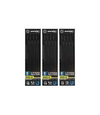 Matrix Vorfach MXC-2 X-Strong Pole Rigs 6” (15cm) Spade End - Barbless