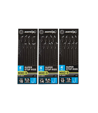 Matrix Onderlijn MXC-3 Super Stop Rigs 4” (10cm) Eyed - Barbless
