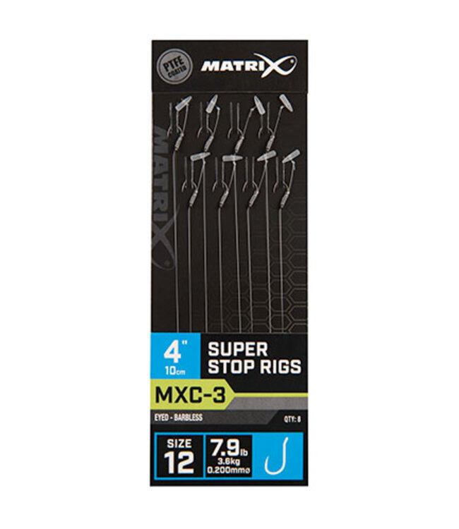 Matrix Vorfach MXC-3 Super Stop Rigs 4” (10cm) Eyed - Barbless
