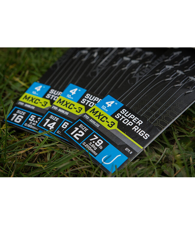Matrix Onderlijn MXC-3 Super Stop Rigs 4” (10cm) Eyed - Barbless