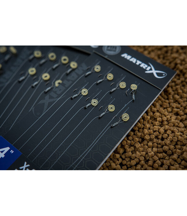 Matrix Vorfach MXC-4 X-Strong Bait Band Rigs 4” (10cm) Eyed - Barbless