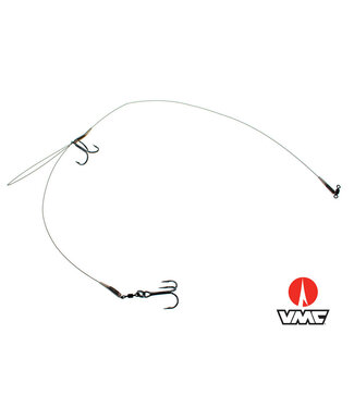 Rozemeijer Deadbait Casting Rigs - 50cm - 30lb - 2 Treble Hooks Size 2