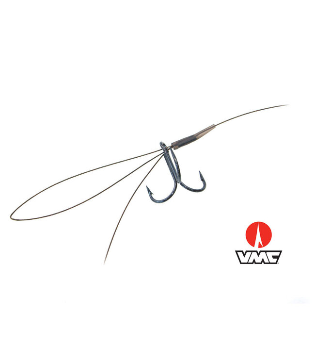 Rozemeijer Deadbait Casting Rigs - 50cm - 30lb - 2 Treble Hooks Size 2