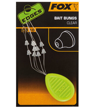Fox Edges Bait Bungs Clear (10 Stück)
