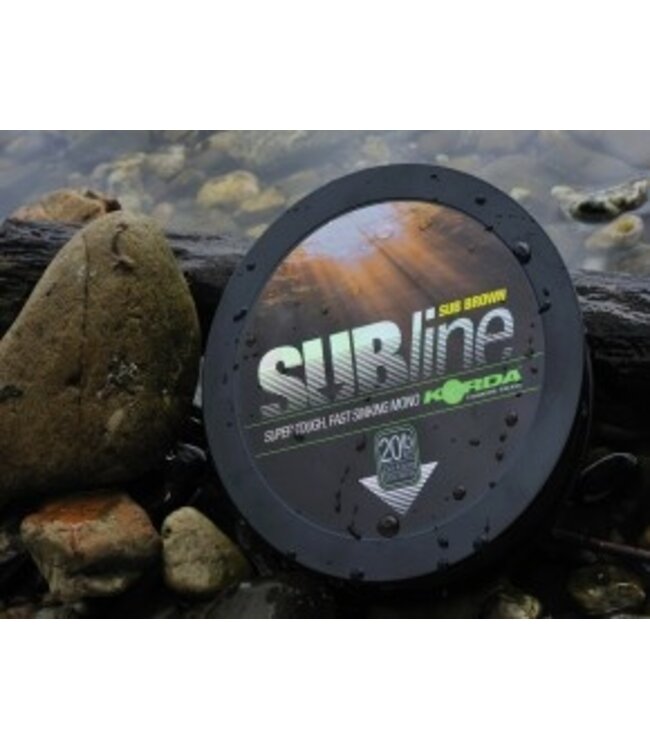 Korda Subline Sub Green Fast Sinking Mono 12lb 5.4kg - 0.35mm - 1000m