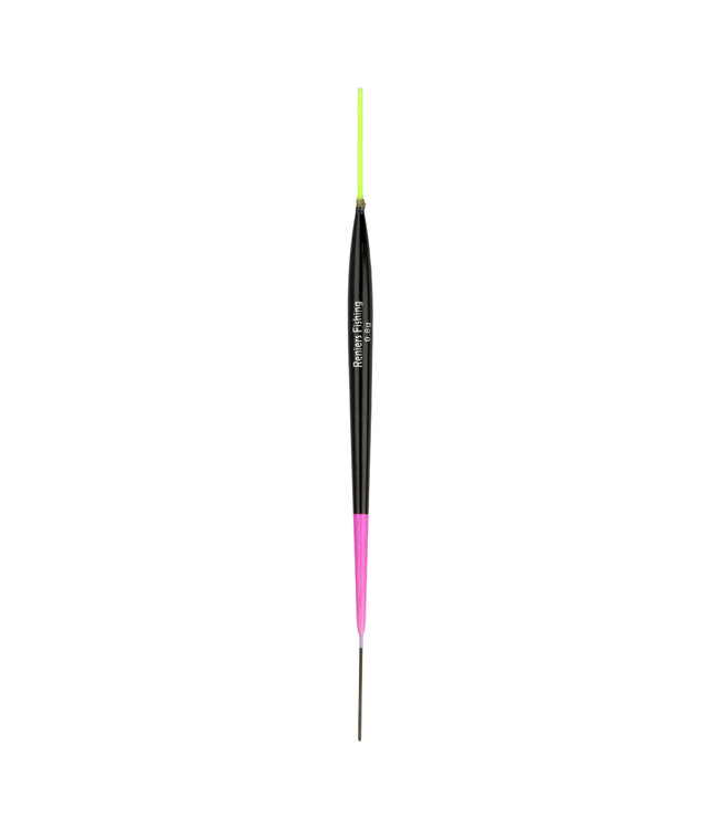 Reniers Fishing Dobber RF N16 – Handgemaakte Slanke Balsa Pen met 1.2 mm Volle Antenne, Carbon Onderantenne en RVS Ogen voor Wintervisserij, Voorn, Brasem en Karper