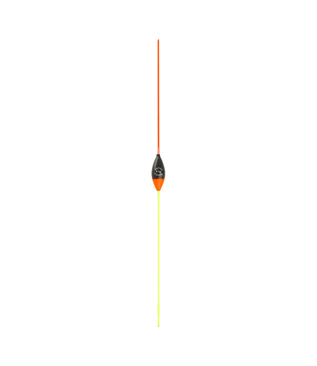 Reniers Fishing Flotteur RF Paste Nico – Flotteur à Pâte Sensible Fait Main pour la Pêche en Étang avec Corps Coulissant et Antenne Rouge/Jaune