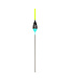 Reniers Fishing Dobber RF N21 – Handgemaakte Allround Inline Wedstrijdpen met 1.5 mm Holle Antenne, Carbon Onderantenne en RVS Ogen voor Kantvisserij en Volle Hengellengte