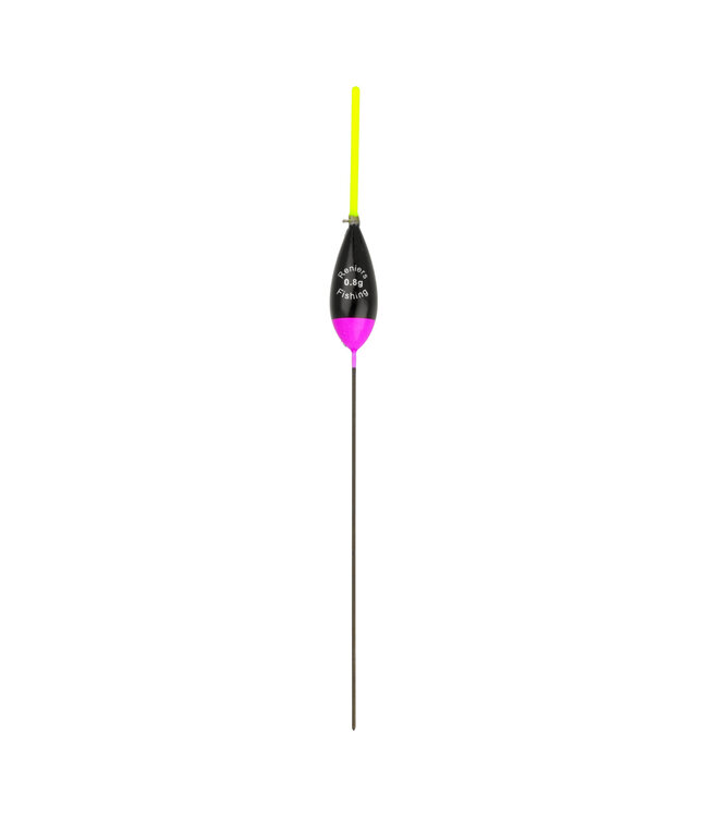 Reniers Fishing Dobber RF N21 – Handgemaakte Allround Inline Wedstrijdpen met 1.5 mm Holle Antenne, Carbon Onderantenne en RVS Ogen voor Kantvisserij en Volle Hengellengte