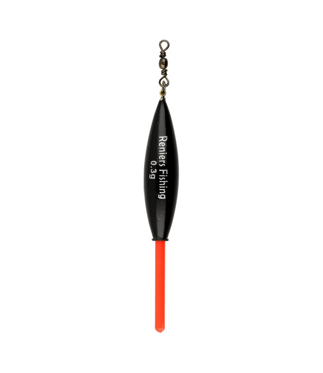 Reniers Fishing Pose RF N12 Wechselantenne 2,2 mm – Handgefertigte Inline-Pose mit Starlight-Antenne, Carbon-Unterantenne und Wirbel für Flaches Wasser, Strömung und Nachtangeln