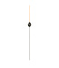 Reniers Fishing Dobber RF N23 – Handgemaakte Rohacel Kanaaldobber met Holle Fiber Antenne en Metalen Onderantenne voor Kanalen en Diep Wate