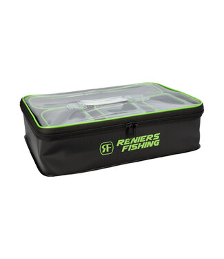 Reniers Fishing EVA Box Reißverschluss-Combi 5-teilig – Set mit transparentem Deckel und Griff