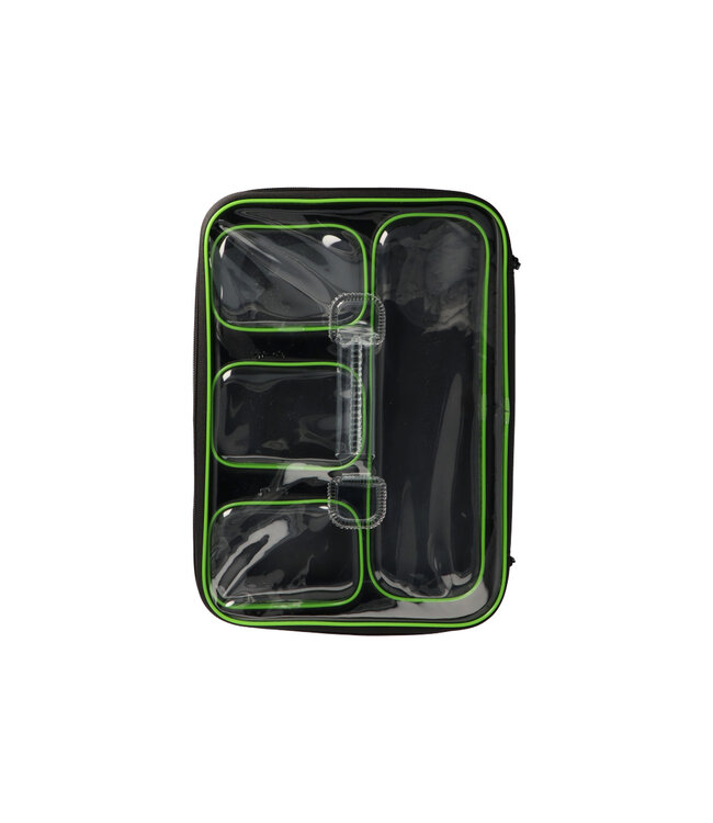 Reniers Fishing EVA Box Zippée Combi 5 pièces – Boîtes de rangement EVA résistantes à l’eau pour appâts, matériel et transport