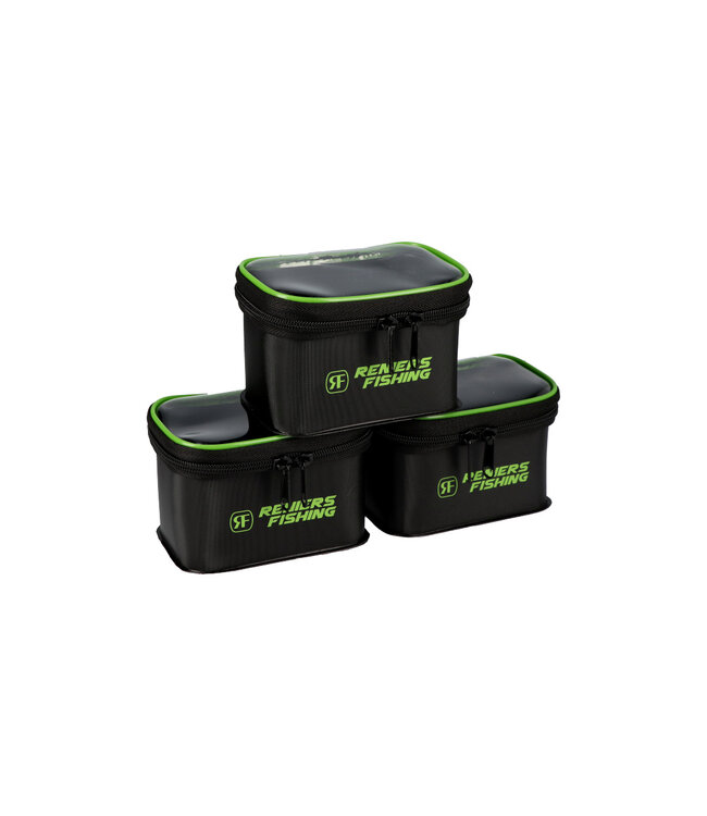 Reniers Fishing EVA Box Rits Combi 5-delig – Waterbestendige EVA Opbergboxen voor Aas, Materiaal en Transport