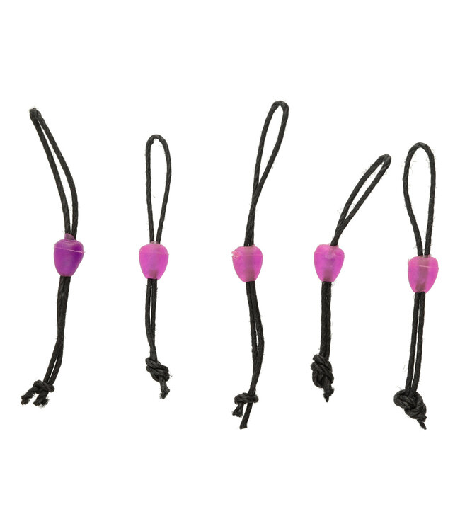 Reniers Fishing Dacron Connectors Soft 5 pcs – Zachte Dacron Connectors met Rubberen Cone voor Veilige Verbinding tussen Elastiek en Lijn