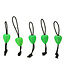 Reniers Fishing Dacron Connectors Soft 5 pcs – Zachte Dacron Connectors met Rubberen Cone voor Veilige Verbinding tussen Elastiek en Lijn