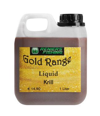 Reniers Fishing Gold Range Liquid 1 Liter Krill