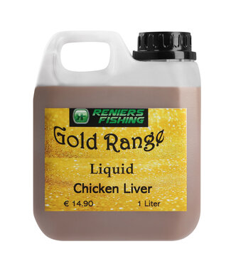 Reniers Fishing Gold Range Liquid (1 liter) Chicken Liver
