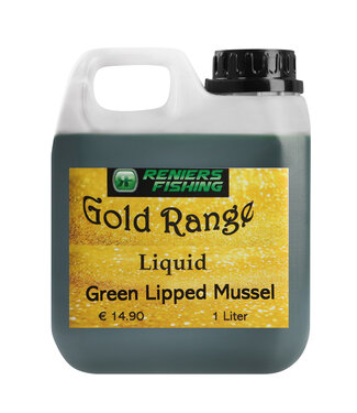 Reniers Fishing Gold Range Liquide 1 Litre Green Lipped Mussel