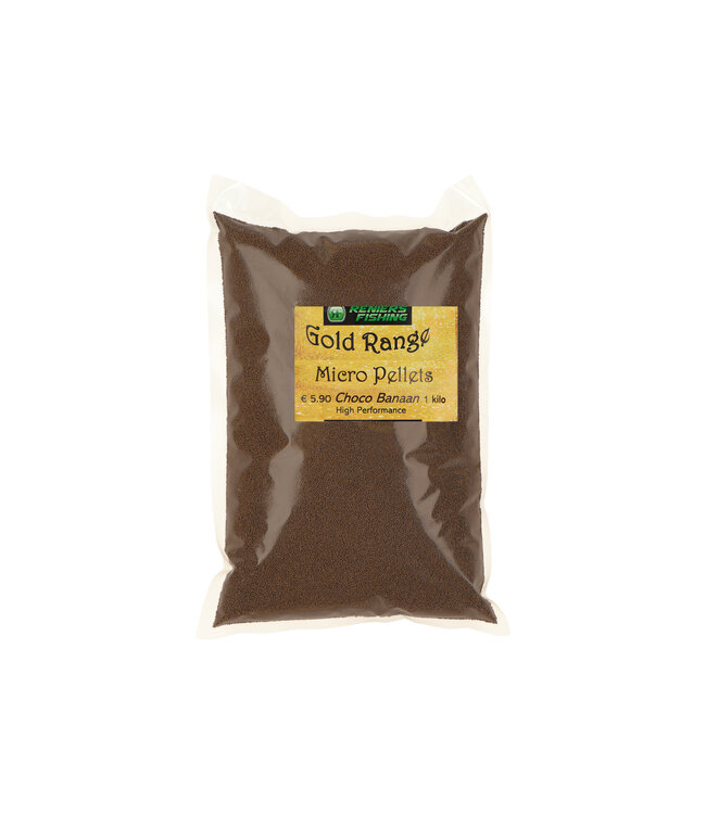 Reniers Fishing Gold Range Method Feeder Micro Pellets 1 Kilo