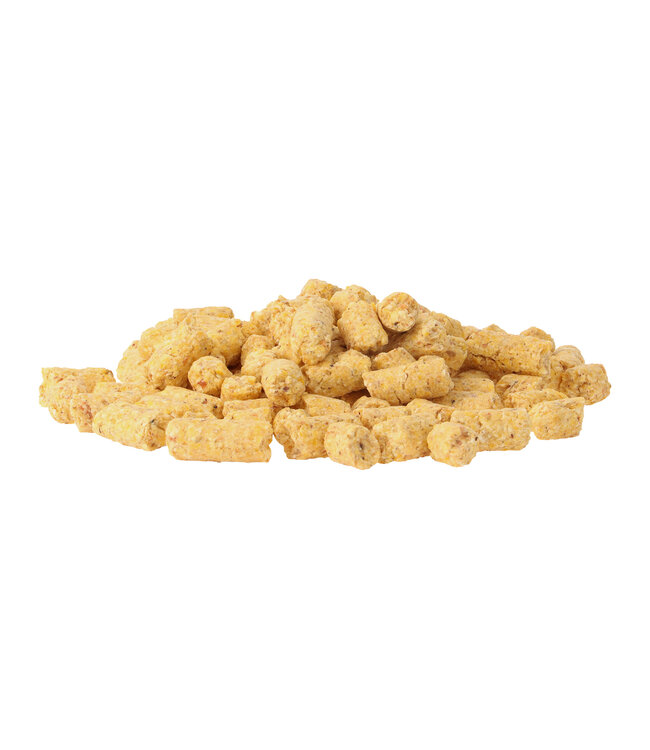 Reniers Fishing Babycorn Pellets 1kg – Snel Oplosbare Maïspellets met Flavour voor Snelle Attractie, Kleurwolk en Actieve Voerplekken op Karperwater