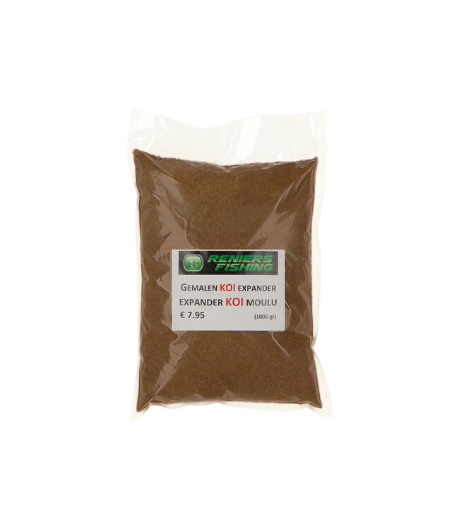 Reniers Fishing Koi Expander Moulu 1kg – Farine d’Expander Foncée et Nourrissante issue du Secteur Koi pour Paste, Method et Groundbait