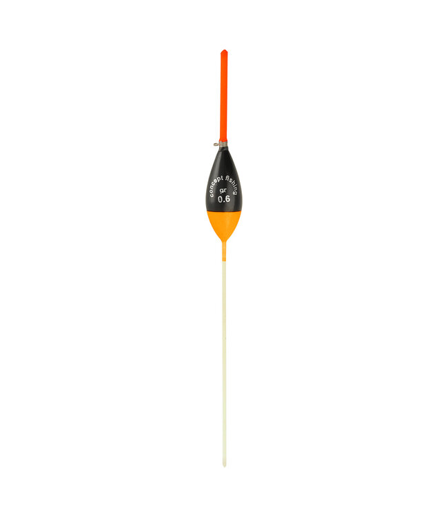 Reniers Fishing Dobber CF46 – Handgemaakte Balsa Inline Dobber met Sprinoog, 1.8 mm Antenne en Witte Carbon Onderantenne voor Allround Karper- en Brasemvisserij