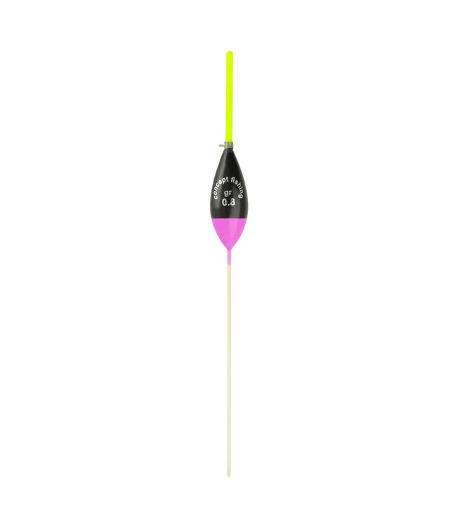Reniers Fishing Flotteur CF46 – Flotteur Inline en Balsa Fait Main avec Œillet à Ressort, Antenne de 1,8 mm et Quille Carbone Blanche pour la Pêche Polyvalente de la Carpe et de la Brème