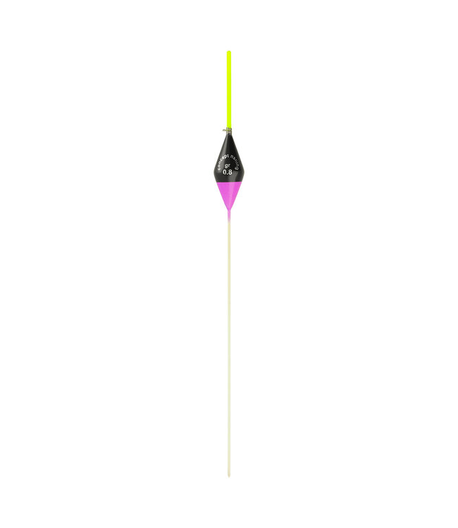 Reniers Fishing Flotteur CF50 – Flotteur Inline en Balsa Fait Main avec Œillet à Ressort, Antenne Supérieure de 1,8 mm et Quille Blanche en Fibre de Verre pour Grosses Carpes, Pellets et Étangs Commerciaux