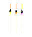 Reniers Fishing Pose CF50 – Handgefertigte Starke Balsa-Inline-Pose mit Federöse, 1,8 mm Oberantenne und Weißer Fiberglas-Unterantenne für Große Karpfen, Pellets und Commercials