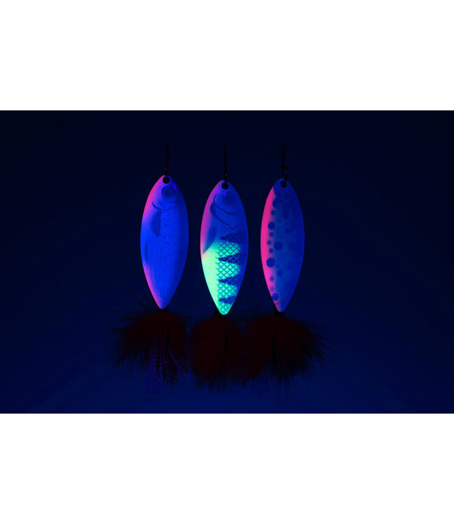 Fox Rage Leaf Spinners UV Pike