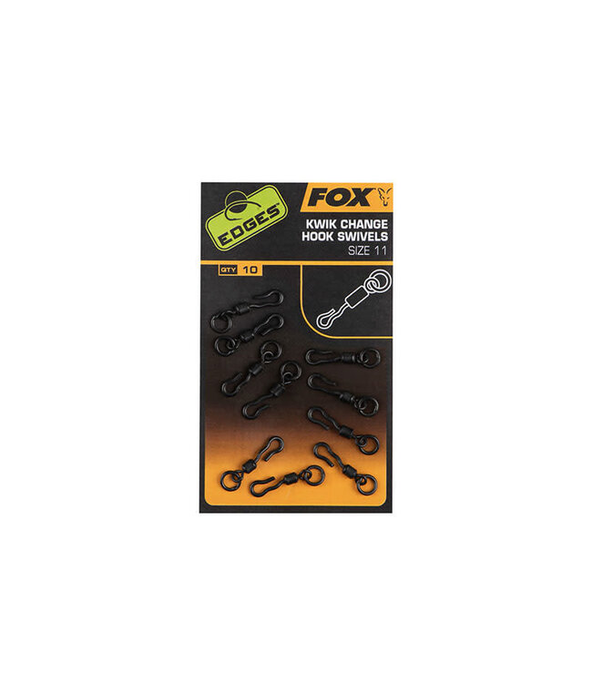 Fox Edges Kwik Change Hook Swivels (10 pcs)