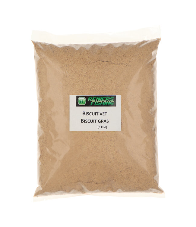 Reniers Fishing Biscuit Gras Fraîchement Moulu - 3kilo