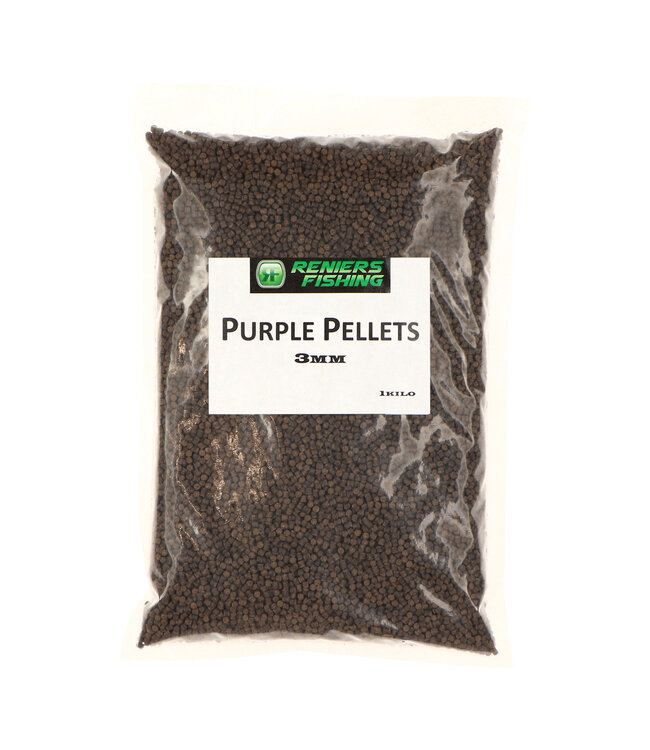 Reniers Fishing Purple Pellets 1kilo - Carp Extrudé