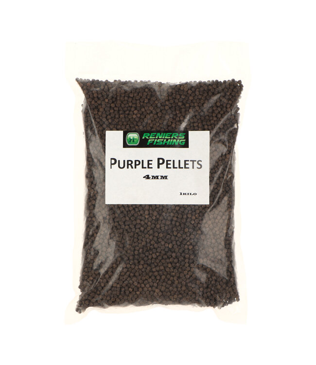 Reniers Fishing Pellets Mauve (Purple) 1kilo - Carp Extrudé