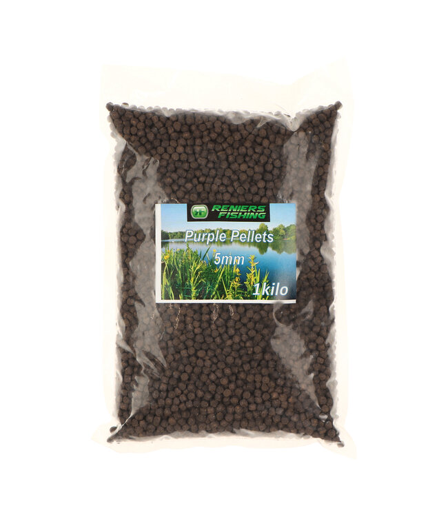 Reniers Fishing Pellets Mauve (Purple) 1kilo - Carp Extrudé