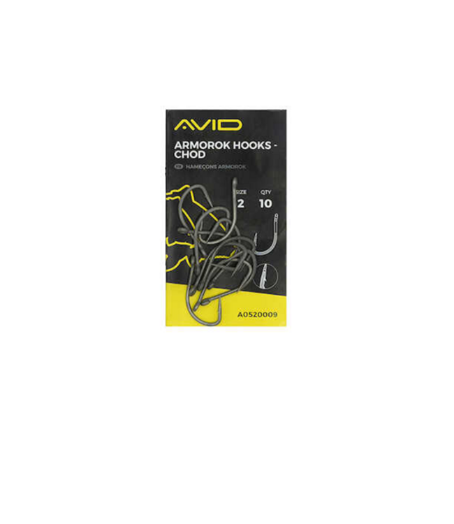 Avid Carp Armorok l'Hameçons - Chod (10 pcs)