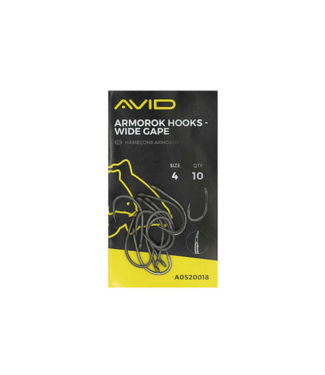 Avid Carp Armorok Hooks - Wide Gape (10 pcs)