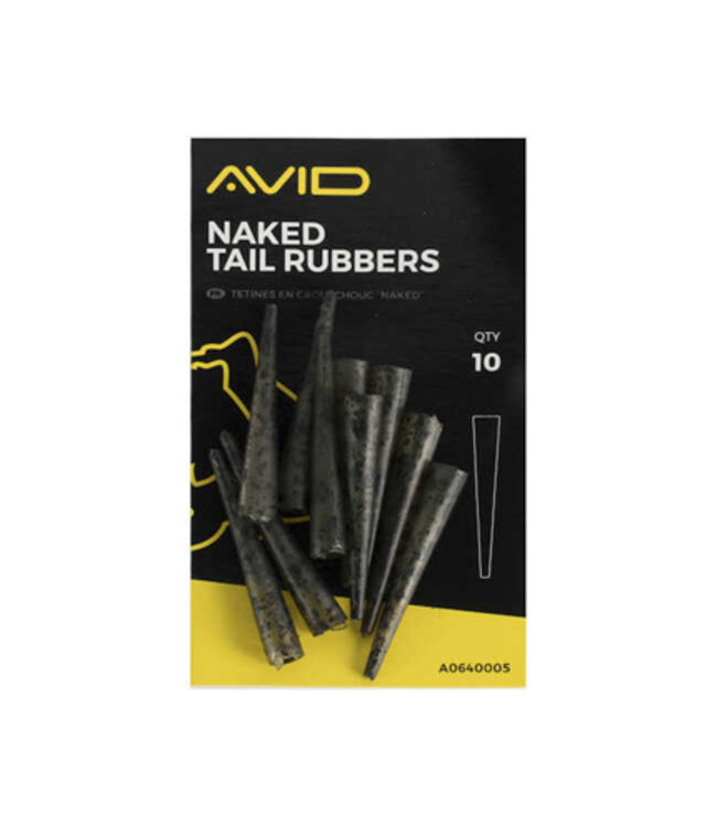 Avid Carp Terminal Tackle Naked Tail Rubber (10 pcs)