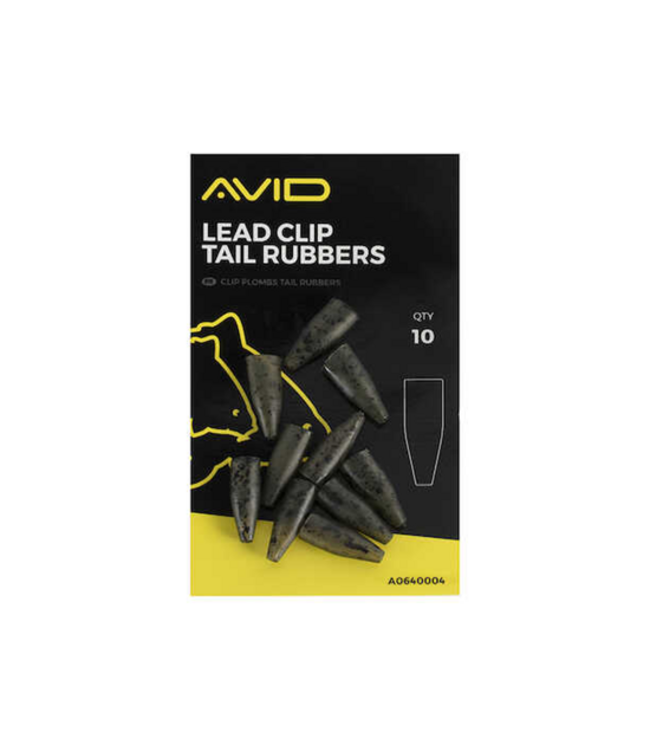 Avid Carp Caoutchouc de la queue du clip de plomb du Terminal Tackle (10 pcs)
