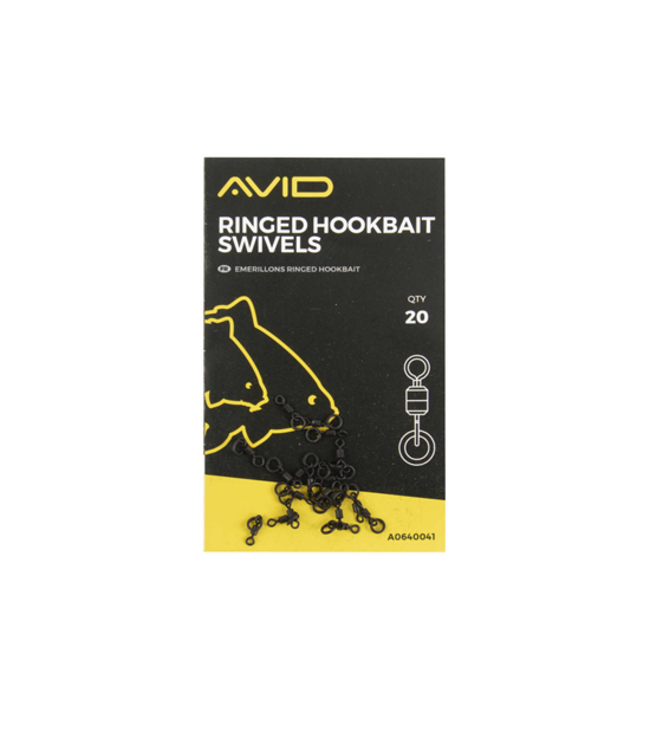 Avid Carp Terminal Tackle Ringed Hookbait Swivels (20 pcs)